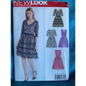 Simplicity 0799 dress pattern sz 8-18